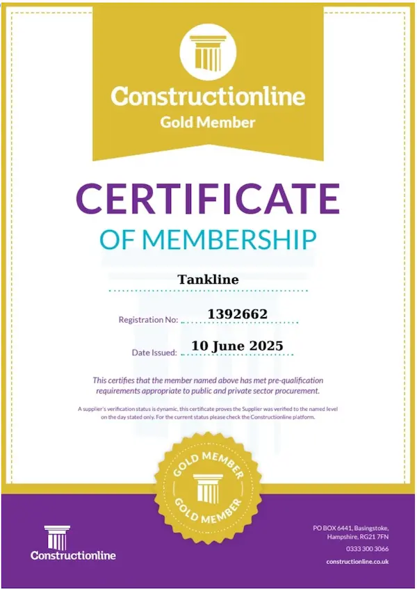 Constructionline accredited lining company
