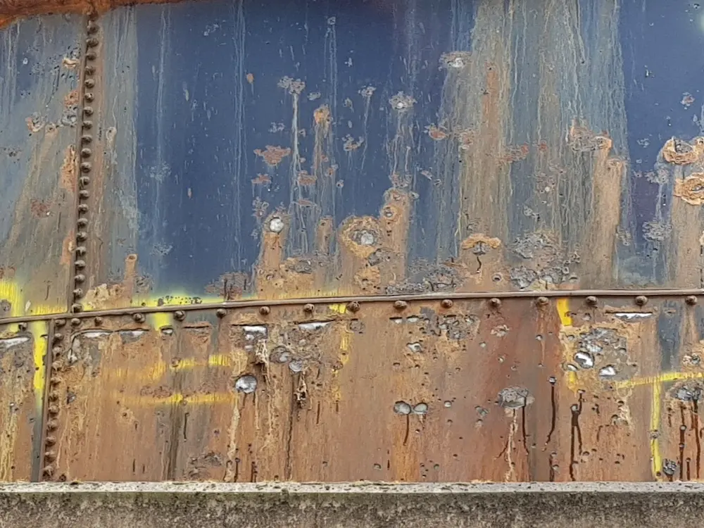 Extensive perforations from chemical erosion