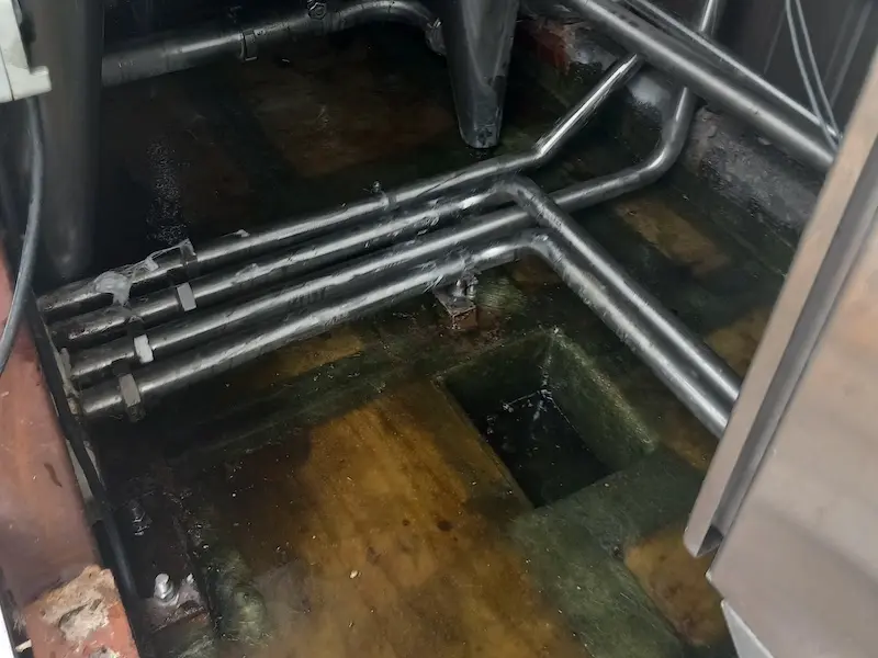 Grp lining installed