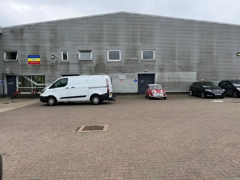 Industrial unit prior to cleaning