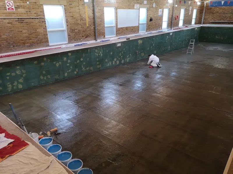 Laminate ready for first coat