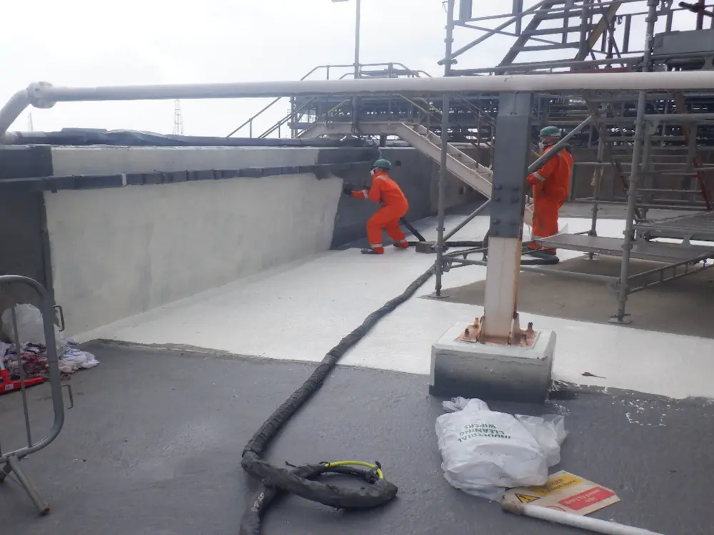Large polyurea spray contract