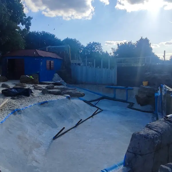 Surface to be prepared with our diamond grind service