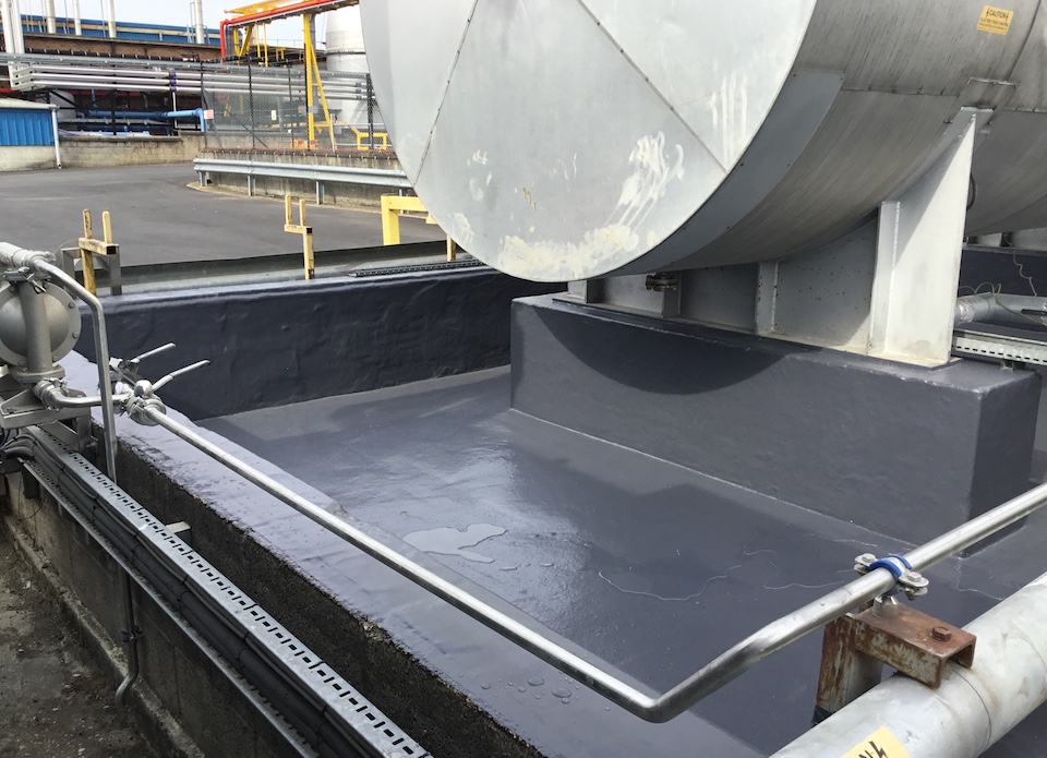 Polyurea bund lining contractors covering the uk