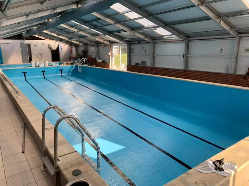 Pool lining completed
