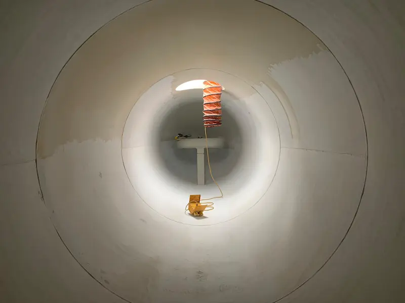 Sanding tank internals