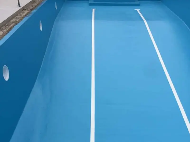 White Lane Lines installed